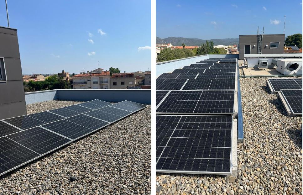Llorenç del Penedès posa en funcionament sis instal·lacions solars municipals amb un estalvi energètic del 42,5%. Ajuntament de Llorenç