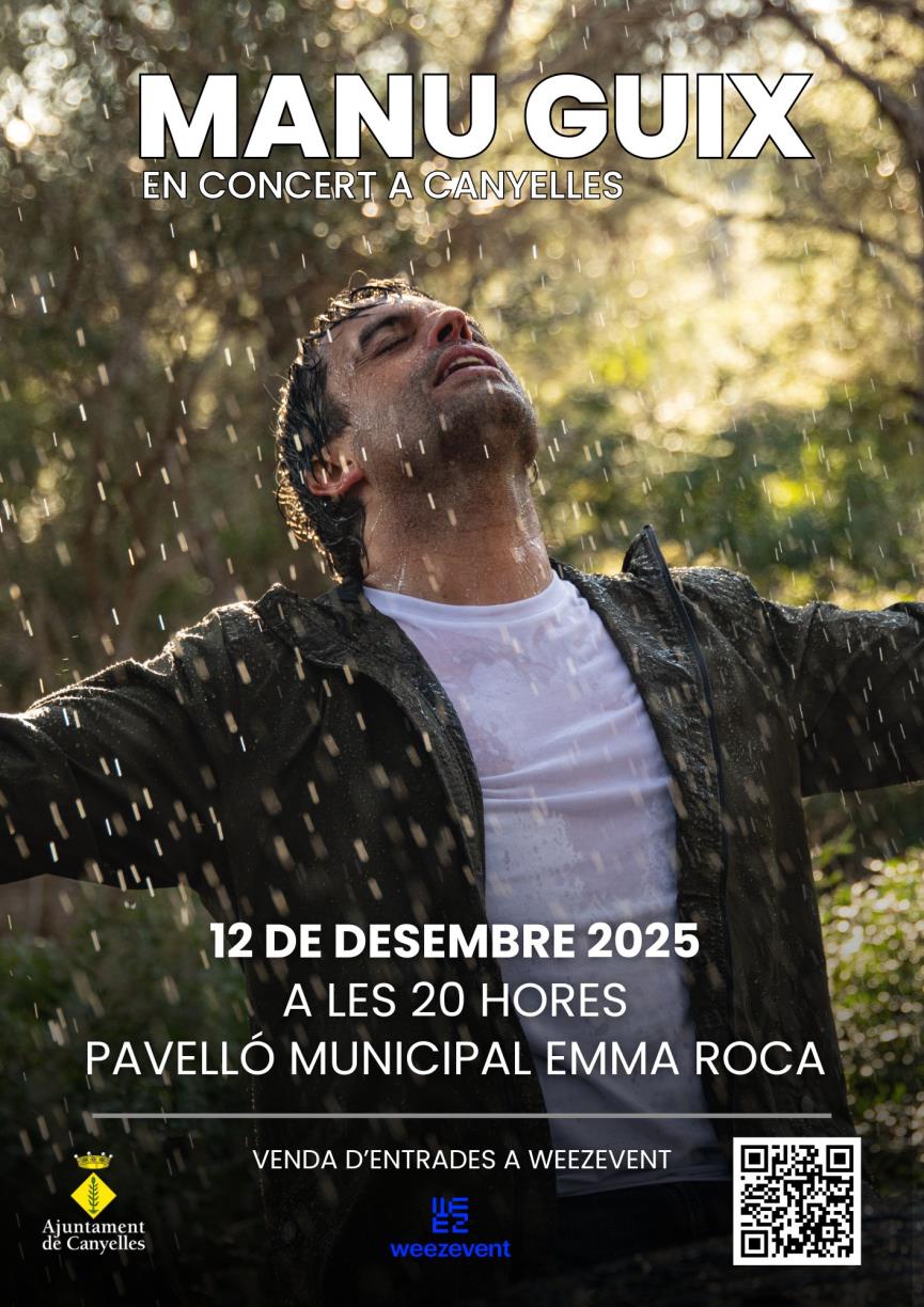 Manu Guix porta la seva música a Canyelles aquest Nadal. EIX