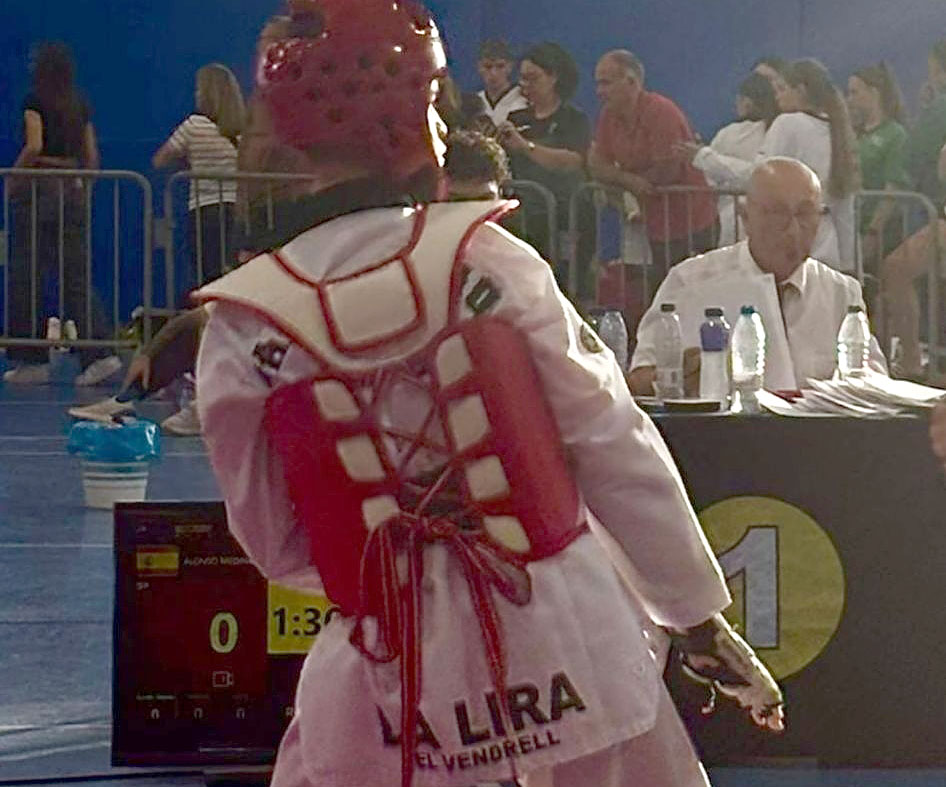 Marc Alonso, en categoria Junior Absolut menys de 48 Kg que va aconseguir la medalla de bronze. Eix
