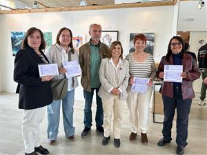 Marta Cucurella i Isabel Fernández, guanyadores de la Biennal d’Art Ardhara 2025 a Canyelles. Ajuntament de Canyelles