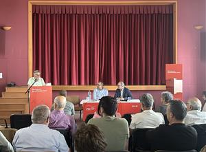  militants i simpatitzants del PSC de la Federació Alt Penedès-Garraf s’han reunit en una nova sessió d’impuls ideològic