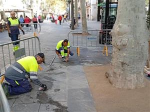 Millores a la Rambla Principal i altres punts de Vilanova per reforçar la seguretat i l’accessibilitat. Ajuntament de Vilanova
