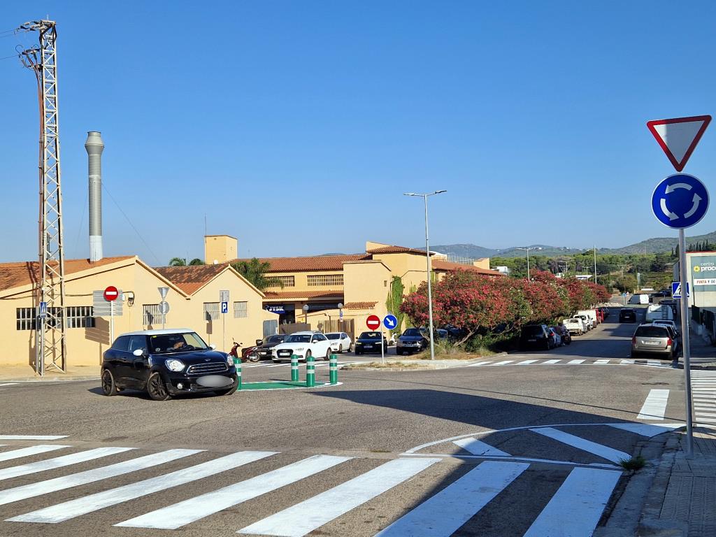 Millores en la mobilitat al polígon de la Vilanoveta a Sant Pere de Ribes. Ajt Sant Pere de Ribes