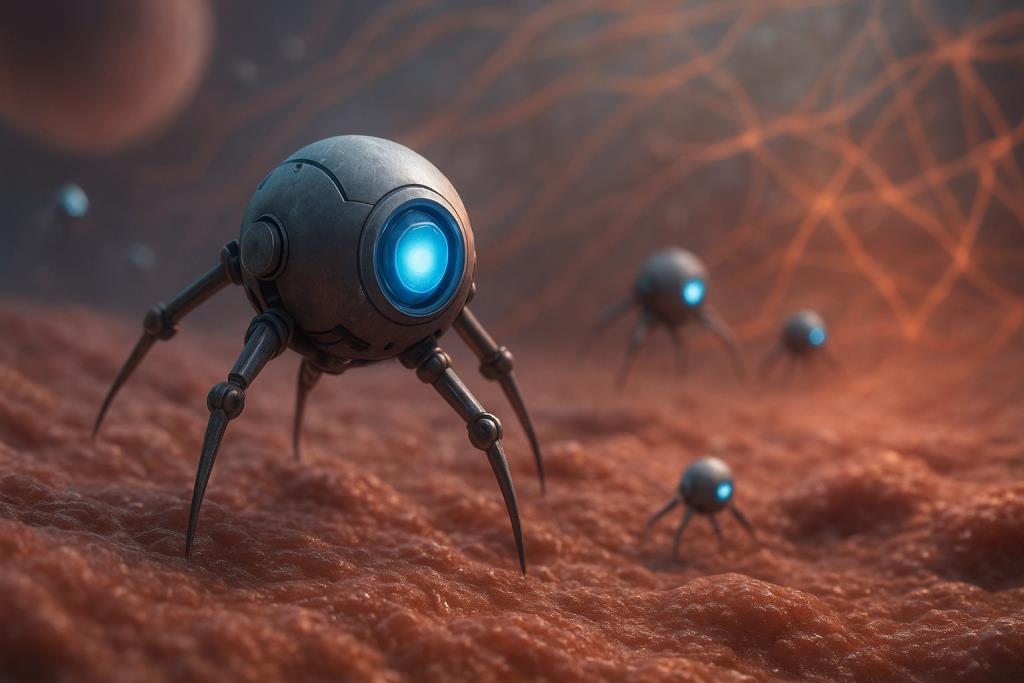 Nanorobots . Eix