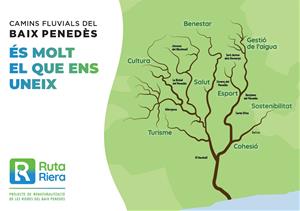 Neix Ruta Riera, el projecte comarcal que vol recuperar la Riera de la Bisbal com a espai de dinamització del Baix Penedès
