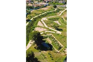 Nou parc de Mas Mel. Eix