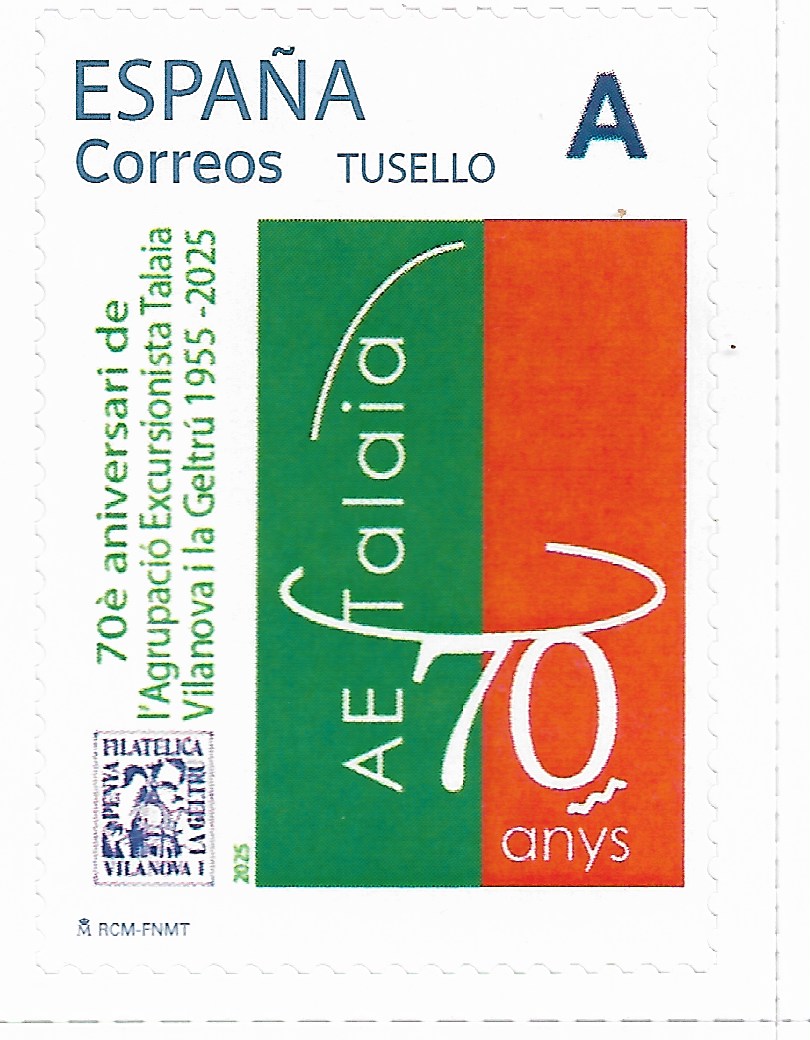 Nou segell commemoratiu pels 70 anys de l’Agrupació Excursionista Talaia. EIX