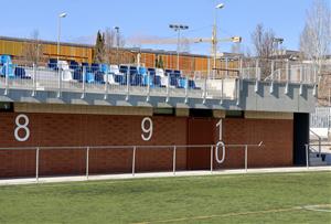 Nous vestidors al camp de futbol de Sant Sadurní. Ajt. de Sant Sadurní