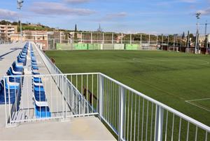 Nous vestidors al camp de futbol de Sant Sadurní