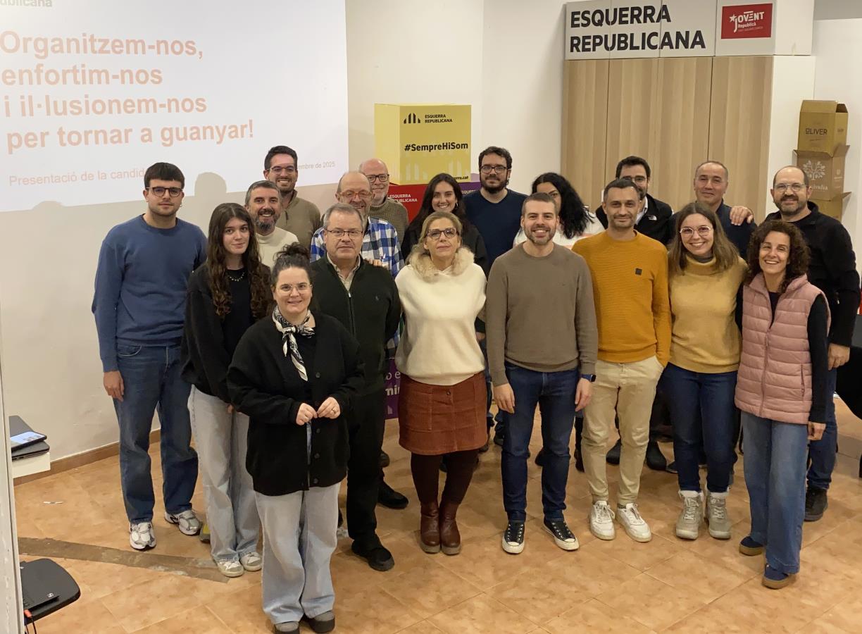 Nova Executiva Local de ERC Sant Sadurní d'Anoia. Eix