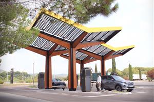 Noves electrolineres ultraràpides a la C-32 entre Vilanova i Cubelles. EIX