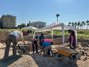 Noves troballes al jaciment de la vil·la romana d’Adarró de Vilanova. Ajuntament de Vilanova