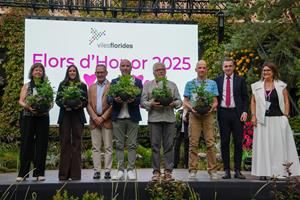 Olèrdola rep dues Flors d’Honor en la seva primera participació a Viles Florides. Ajuntament d'Olèrdola