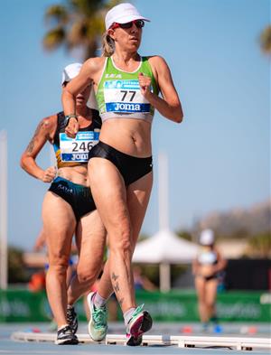 Olga Cabrera campiona d’Espanya màster W50 de 5 km marxa en pista