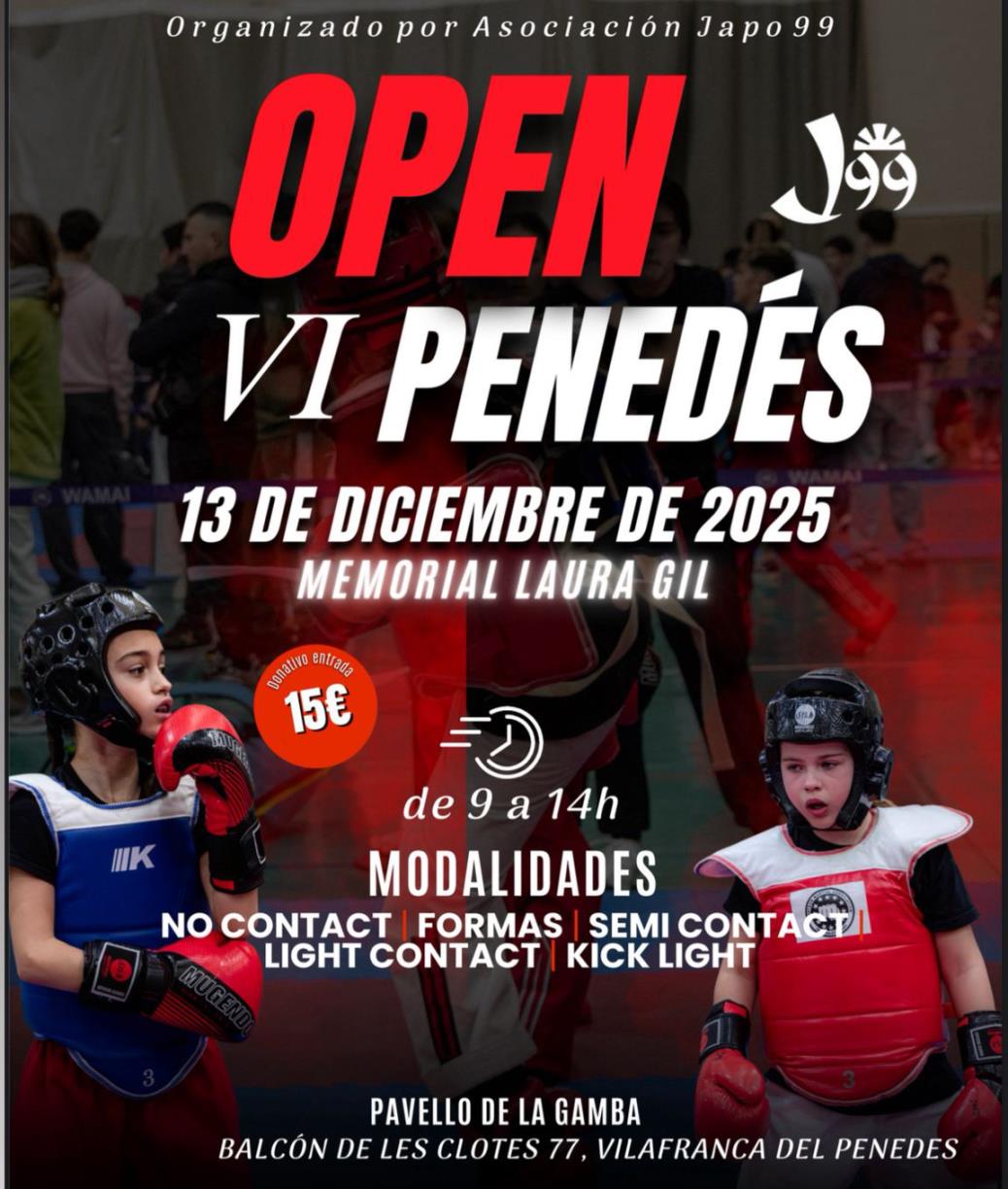Open Penedès – VI Memorial Laura Gil. Eix