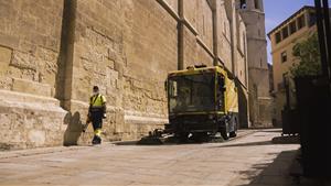 Operatiu especial de neteja i recollida de residus a Vilafranca per Festa Major. Ajuntament de Vilafranca