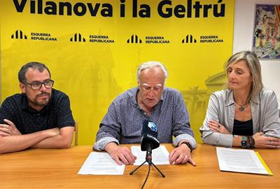 Oriol Huguet i Xavier Serra s’incorporen com a nous regidors d’ERC a Vilanova i la Geltrú. EIX