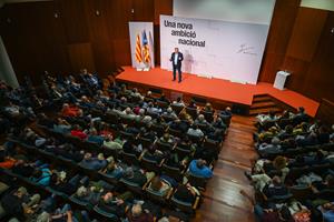 Oriol Junqueras reivindica una “identitat pròpia” per al Penedès en l’inici del cicle de conferències d’ERC a Vilanova