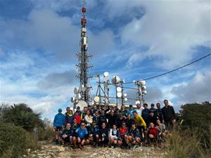Oriol Sivill completa el seu repte de coronar 100 vegades el Montgròs. Oriol Sivill