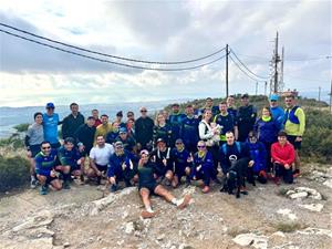 Oriol Sivill completa el seu repte de coronar 100 vegades el Montgròs