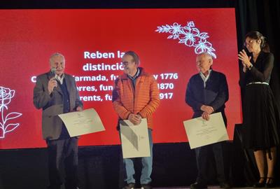 Pacs del Penedès reconeix la trajectòria de les seves empreses centenàries amb les Distincions Honorífiques Municipals. Ajuntament de Pacs