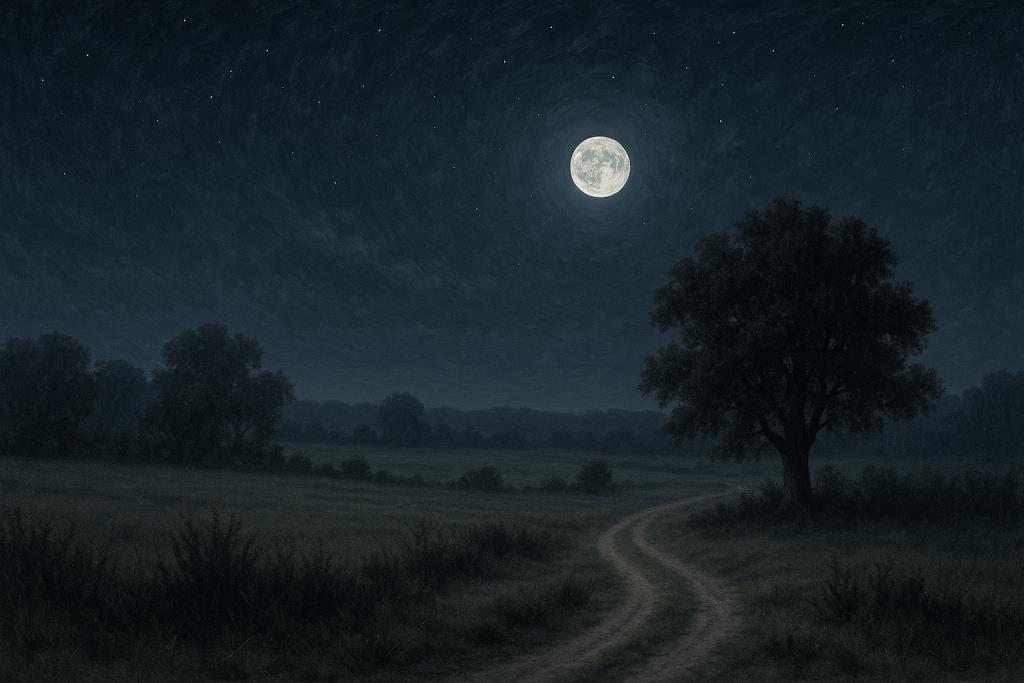 Paisatge de nit. Eix