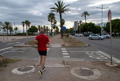 El Passeig Marítim de Vilanova i la Geltrú. Eix