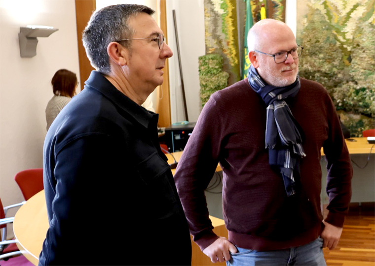 Pere Vernet i Pedro Campos, ajuntament de Sant Sadurní. Ajt. de Sant Sadurní