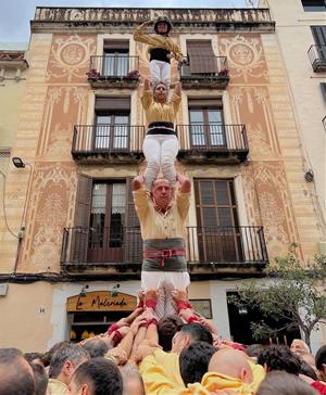 Pilar de 4 dels Bordegassos a la Diada Albert Salvany