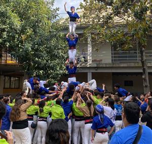 Pilar de 4 dels Llunàtics de la UPC de Vilanova