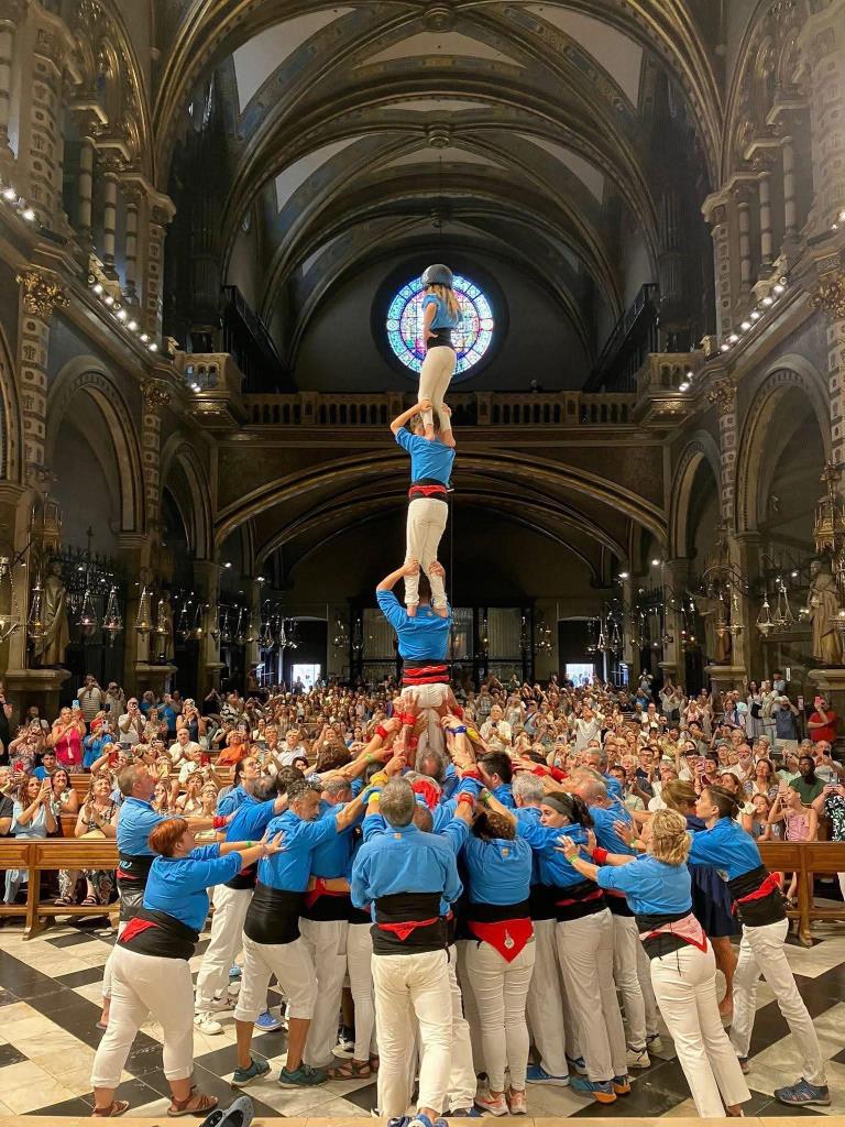 Pilar de 4 dins l’Abadia de Montserrat. Joaquim D. Macià