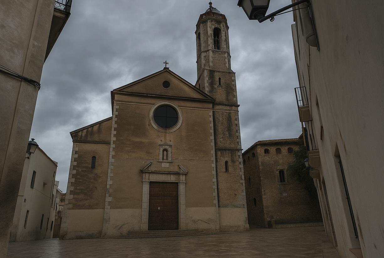 Plaça Assumpció, carrer rectoria, geltrú. Eix