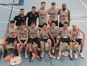 Plantilla de l'AB Vendrell sènior masculí. Eix