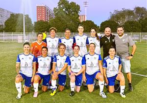 Plantilla de l'UE Sitges femení. Eix