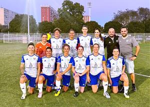 Plantilla de l'UE Sitges femení. Toni Muñoz