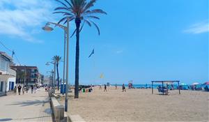 Platja del Vendrell. Eix