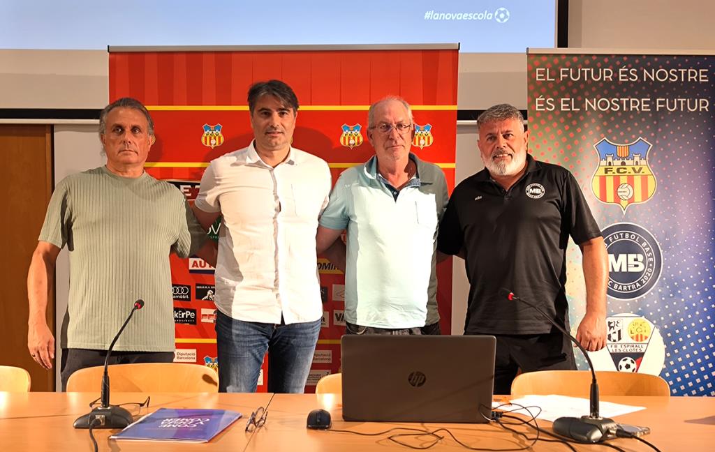 Presentació de la nova Escola de Futbol del FC Vilafranca. Eix