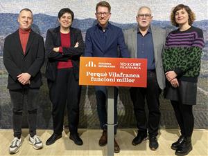 Presentació de l'acord per facilitat els pressupostos. Eix