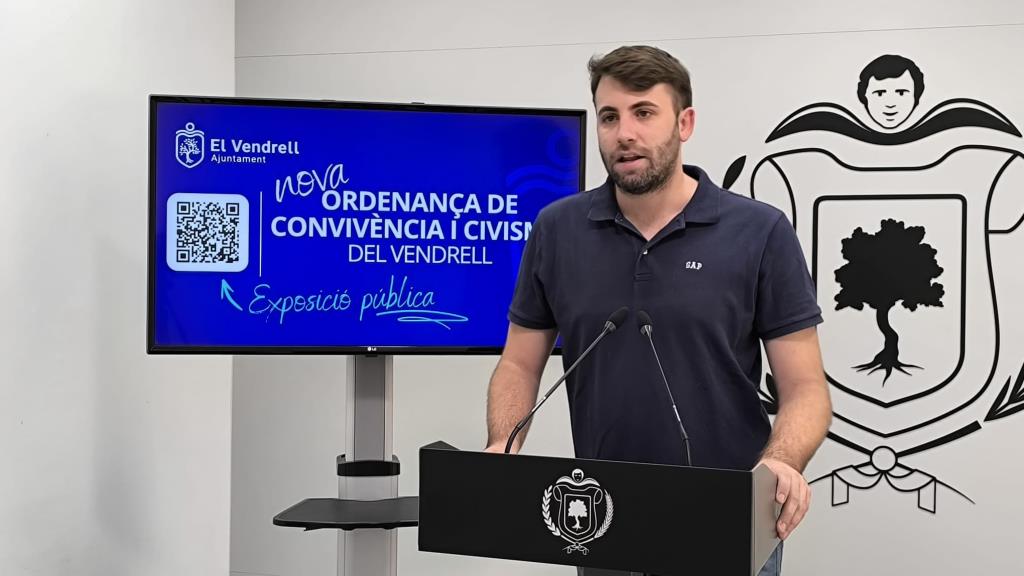 Presentació del  període de consulta prèvia de la nova Ordenança de Convivència i Civisme. Ajt. del Vendrell