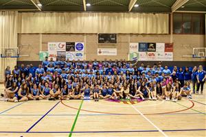 Presentació dels equips del Club Vòlei Monjos. Eix