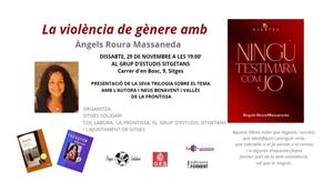 Presentació dels llibres d'Àngels Roura Massaneda. Eix