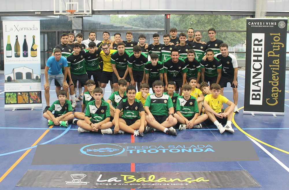 Presentació oficial dels equips de l'AEK de Sant Cugat Sesgarrigues. Eix