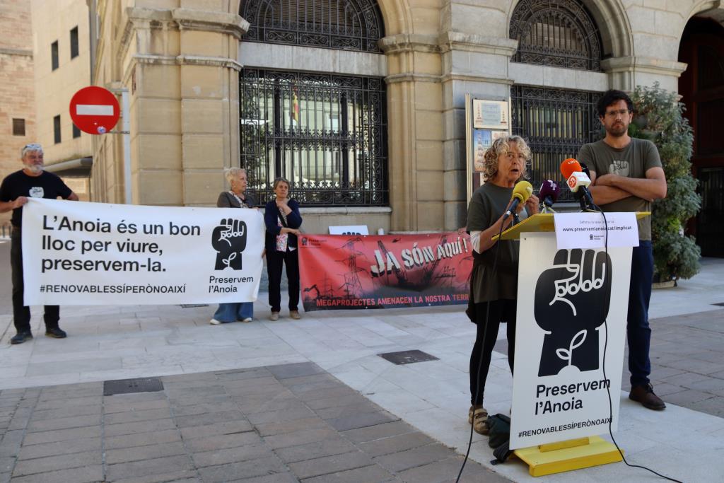 Preservem l'Anoia engega una campanya de mecenatge per sufragar les despeses dels contenciosos contra tres macroparcs. ACN