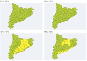Protecció Civil activa l’INUNCAT per pluges intenses al litoral i prelitoral. EIX