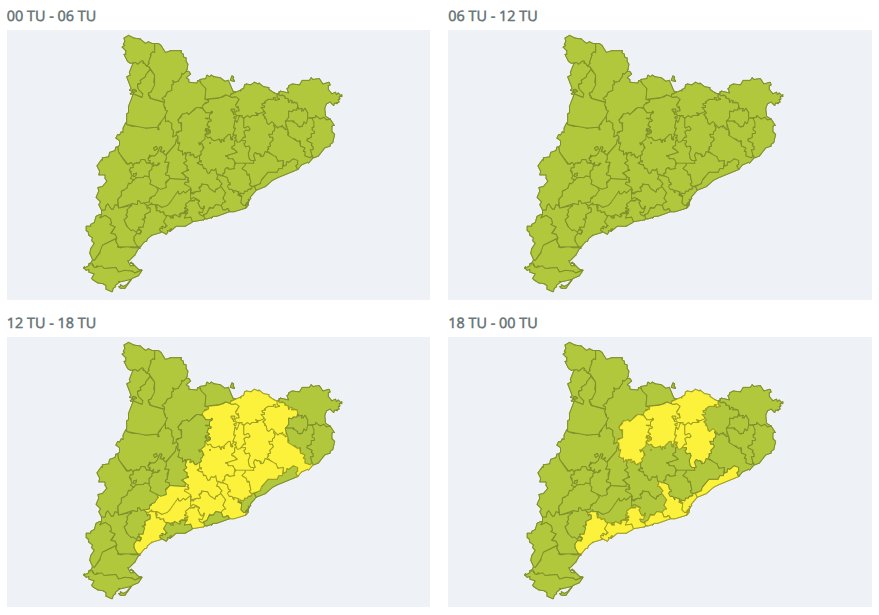 Protecció Civil activa l’INUNCAT per pluges intenses al litoral i prelitoral. EIX