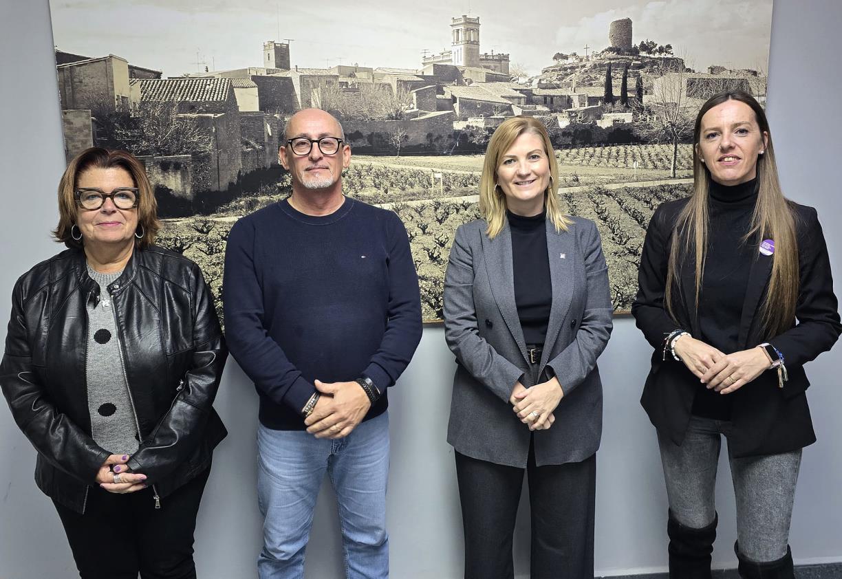 Raquel Sans, Amadeu Benach, Marta Ventura i Montserrat Ventura. Eix