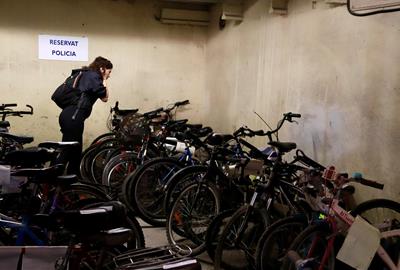 Repesca de bicis: La Policia Local de Vilafranca n’exposa un centenar recuperades de robatoris o abandonaments. ACN