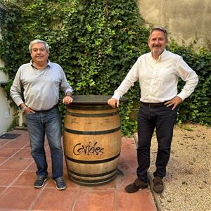 Ricard Gil (esquerra), Ros Caso (dreta). Covides