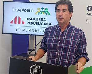 Roda de premsa de Som Poble-ERC. Eix