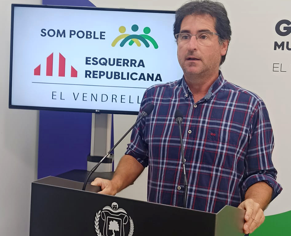Roda de premsa de Som Poble-ERC. Eix